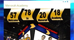 Desktop Screenshot of menorahacademy.org