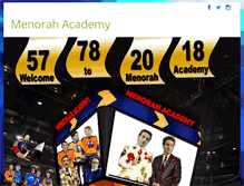 Tablet Screenshot of menorahacademy.org